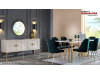 Mobila moderna living de Lux alb ivory Veyron