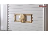 Mobila Dormitor alb fildes Dulap 5 usi Pat 160 Veyron de Lux Modern VRN