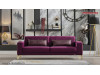 Canapea extensibila violet 3 locuri Veyron - moderna de lux