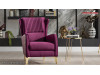Canapea extensibila violet 3 locuri Veyron - moderna de lux