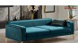 Canapea extensibila verde smarald marin Veyron Gold VRN 3L