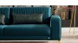Canapea extensibila verde smarald marin Veyron Gold VRN 3L