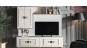 Mobilier TV alb Modern Unitate Tv pentru Living cu Design Elegant - Veyron Gold