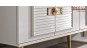 Mobilier TV alb Modern Unitate Tv pentru Living cu Design Elegant - Veyron Gold