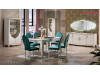 Mobila Living de Lux Vienna Alb fildes model elegant