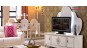 Comoda TV pt. Living elegant - Vienna alb fildes de Lux