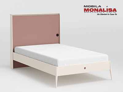 Pat dormitor fete roz 100x200