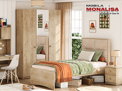Colecția Dormitor tineret lemn natur Cilek Mocha