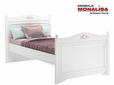 Pat fete alb 100x200