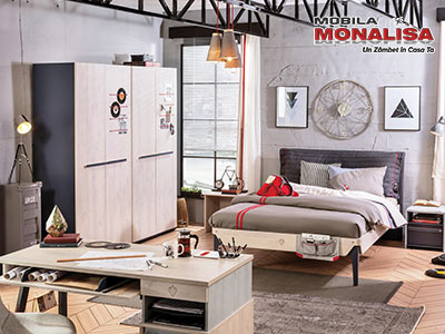 Colecția Dormitor tineret inteligent Trio USB Cilek