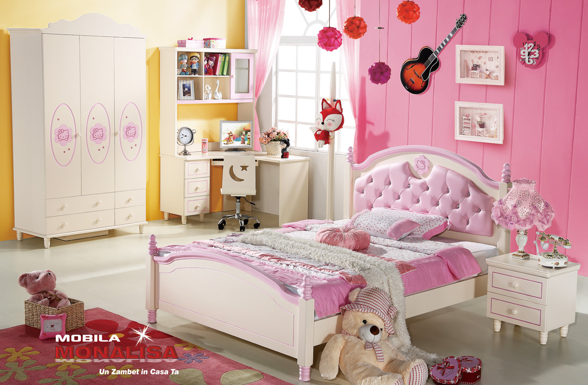 Beloved chance Reproduce Dormitor Copii fete Hello Kitty | Mobila Dormitoare copii