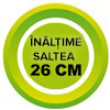 Inaltime saltea 26 cm