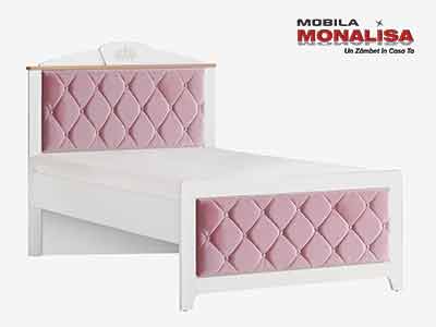 Pat 100x200 cu Tablii Tapitate pt. Pat camera fete