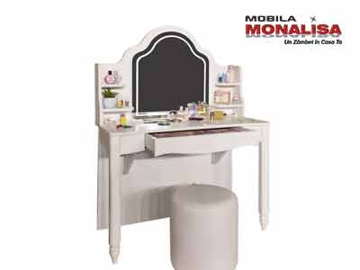 Masa de machiaj cu Oglinda pt. dormitor fete