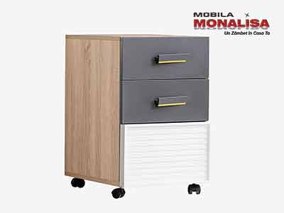 Rollbox cu roti si sertare