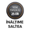 Inaltime saltea 25 cm