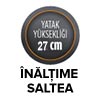 Inaltime saltea 27 cm