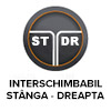 Coltar reversibil stanga dreapta