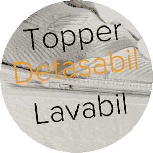 Saltele Lavabile - Topper Detasabil